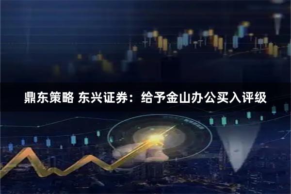 鼎东策略 东兴证券：给予金山办公买入评级